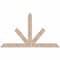Ekena Millwork Saratoga Smooth Timber Gable Bracket, Douglas Fir, 84"W x 49"H x 5 1/2"D x 5 1/2"F, 14/12 Pitch GBW084X49X0606SAR00SDF - alternate 1